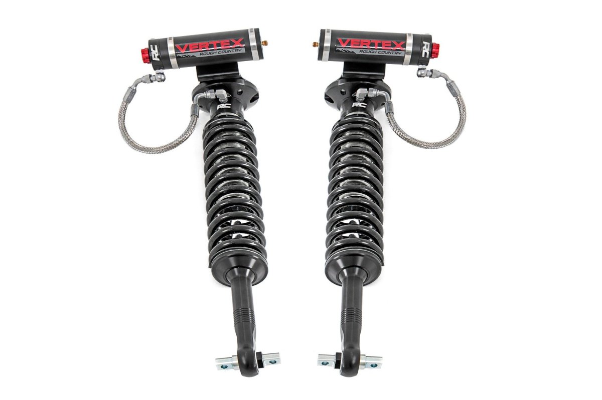 GMC Sierra 1500 Coilover Suspension Kit - Front - Rough Country - 2.5 Adjustable - '19-'25